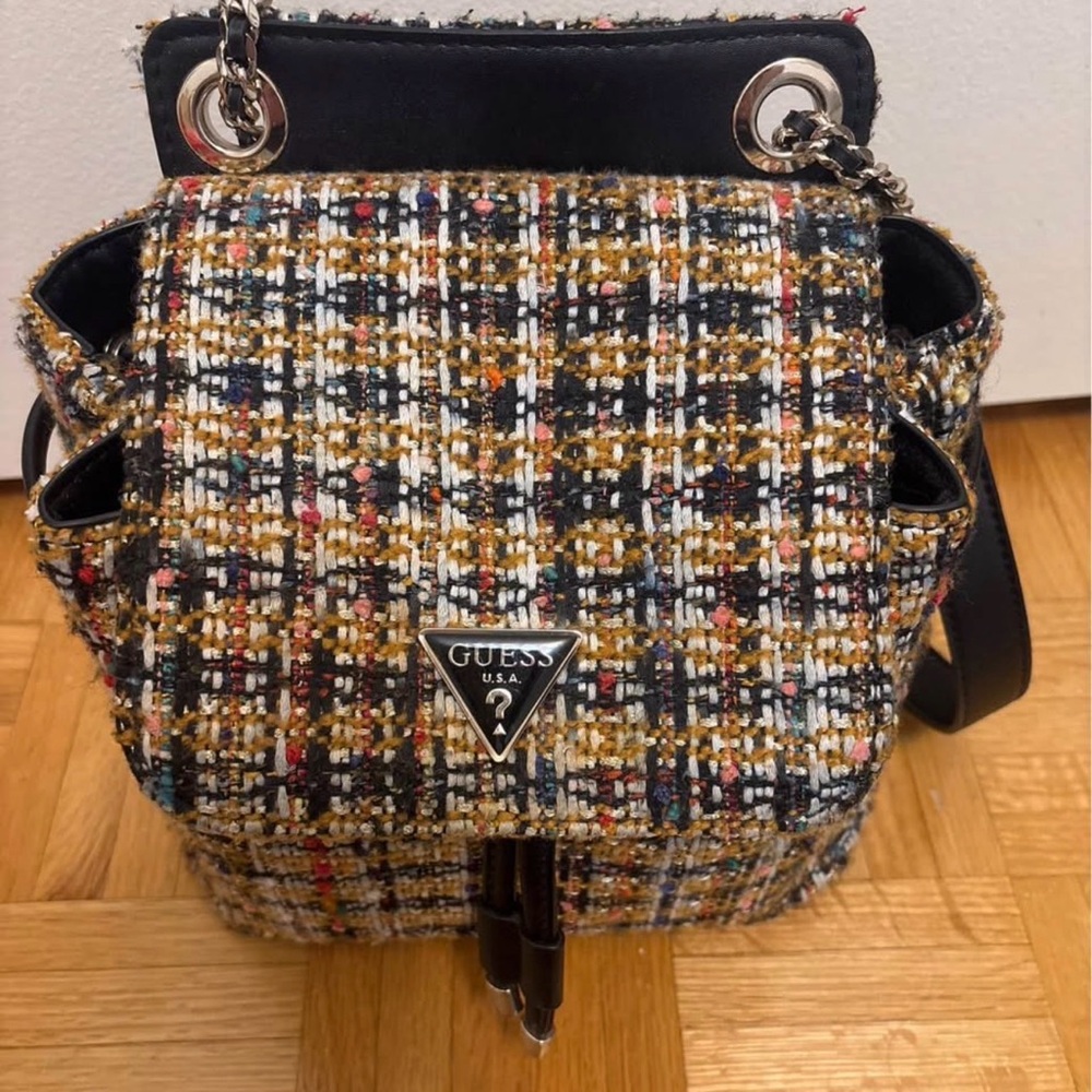 GUESS Women's Tweed MiniBackpack